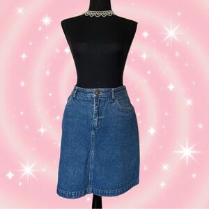 Vintage Liz Claiborne Denim Skirt Size 14